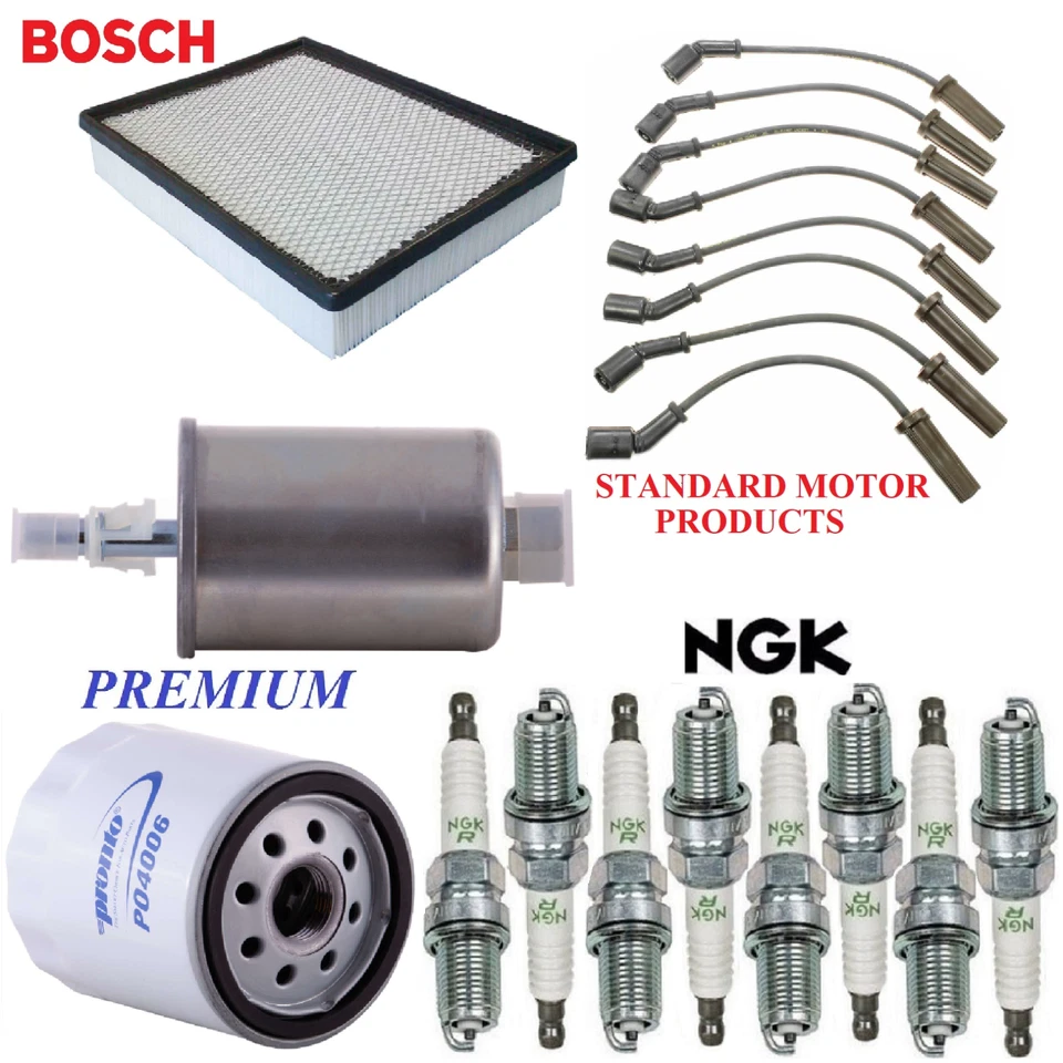 Kit de afinación filtros bujías para GMC YUKON XL 1500 V8 5,3 L; BOBINA CUADRADA 2006 Foto 1 de 1