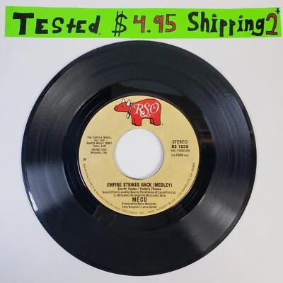 Meco "The Force Theme" "Empire Strikes Back (Medley)" 45 Vg+ Rare  Foto 1 de 4