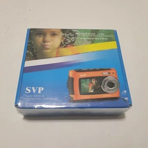 SVP Aqua 5800-A 18.0MP Dual Screen Waterproof Digital Camera Orange - Picture 1 of 4
