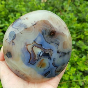 HOT 460 G Natural Polished Aquatic Plants Agate Crystal Madagascar YB76 - Picture 1 of 11