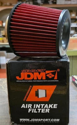 Filtro de admisión de aire de alto flujo JDM Sport rendimiento universal automático Toyota Mazda Foto 1 de 4