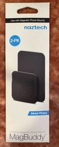🧲Naztech MagBuddy Metal Plates Magnets Univ. Mount for any phone 2pk🧲 - Picture 1 of 2