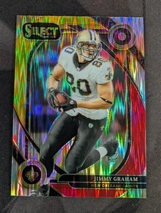 2024 Select Jimmy Graham Club Level Red Yellow Shock Prizm Saints - Picture 1 of 2
