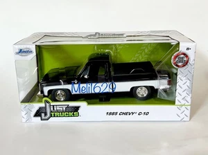 Jada 1/24 Just Trucks 1985 Chevy C-10 Pickup (schwarz/weiß) - Bild 1 von 5