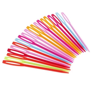Durable 7cm Plastic Knitting Needles Crochet Hooks Tapestry Wool Yarn NeedleY;;b - Picture 1 of 14