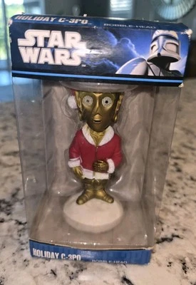 星球大战 Funko Holiday C-3PO 摇头圣诞圣诞老人套装 — 第 1/4 张图片