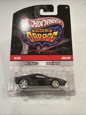 Hot Wheels Phil's Garage Ferrari 288 GTO Negro 19/39 Real Riders 2009 Foto 1 de 2