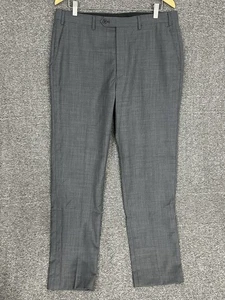 Pantalones de vestir Lauren Ralph Lauren para hombre 36x32 gris calce clásico mezcla de lana elástica - Imagen 1 de 10