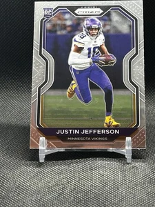 2020 Panini Prizm JUSTIN JEFFERSON 398 ROOKIE RC VIKINGS NICE 🔥🏈🔥 - Picture 1 of 2