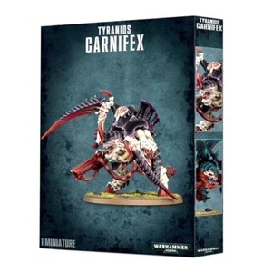Tyranids Carnifex Warhammer 40K w/ 105mm oval base NO BOX Tyranid Old One Eye - Picture 1 of 4