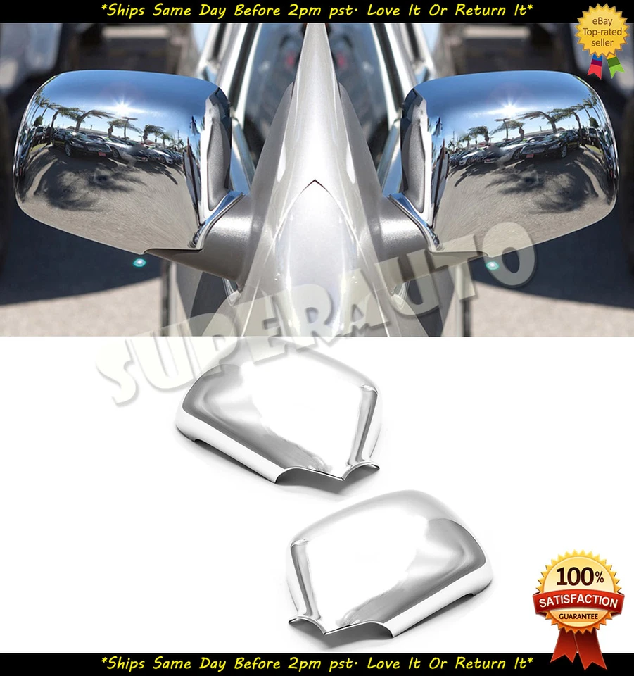 PARA 04-13 CHEVY-COLORADO-GMC-CANYON CUBIERTAS DE ESPEJO CROMADAS SUPERPOSICIONES COMPLETAS Foto 1 de 1