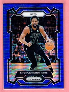 2023-24 Panini Prizm Spencer Dinwiddie Blue Pulsar Prizm #/99 Nets SP - Imagen 1 de 2