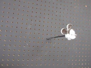 AWESOME VINTAGE MICKEY MOUSE PEG BOARD DISPLAY MERCHANDISER HANGER 8" FOR 1" - Picture 1 of 11