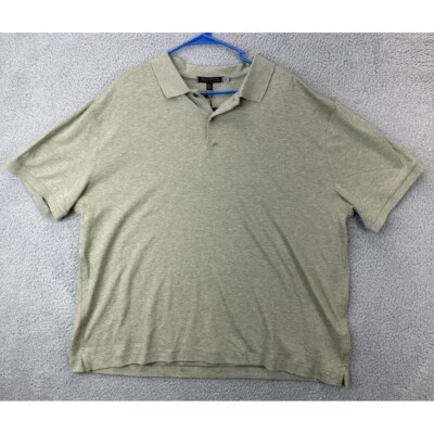 Banana Republic Performance Polo Shirt Mens 2XL Green Luxury Touch Rugby NEW - Image 1 of 4