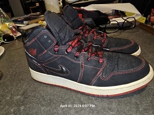Nike Air Jordan 1 Mid Fearless 'Come Fly With Me' CU6617-062 Kinder Größe 6,5Y - Bild 1 von 8