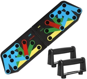 12in1 Push Up Rack Board Fitness Workout Train Gym Muscle Exercise Pushup Stand - Picture 1 of 8