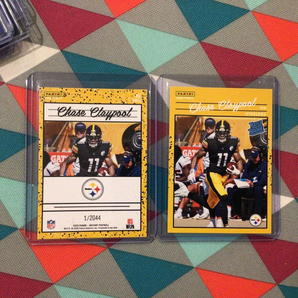 #20 Chase Claypool Steelers WR - RC 2020 Panini Instant Rated Rookie Retro NFL - Image 1 of 1