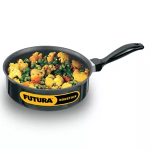 Futura Nonstick 2 Liter Curry Pans, (Saute Pan), Without Lid, Black, (NCP20) - Picture 1 of 7