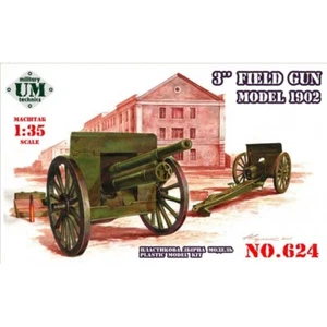 Kit Modelo Plástico UMT 624 Escala 1:35 "3” Pistola de Campo Modelo 1902 - Imagen 1 de 8