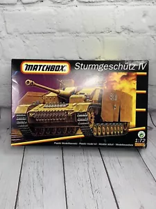 MATCHBOX carro armato militare scala 1:72 modellino STURMGESCHUTZ IV # 40180 1121 1994 VINTAGE - Foto 1 di 10
