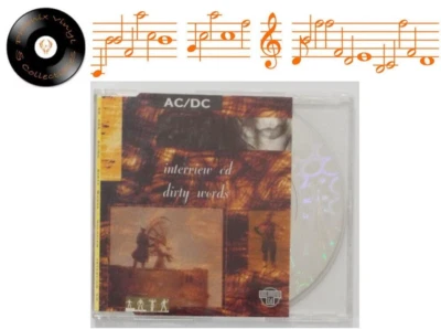 AC/DC Dirty Words Interview CD Single Holographic Disc - VG+ - Image 1 of 4