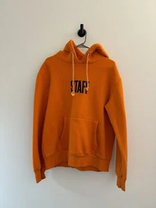 Justin Bieber Purpose World Tour STAFF Sudadera con Capucha Naranja Sudadera Hombres Talla L - Imagen 1 de 5