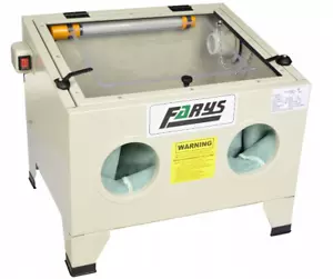 FARYS Sandstrahler Sandstrahlkabine Sandstrahlgerät Sandstrahlanlage 90 Liter - Bild 1 von 7