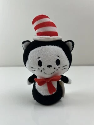 Маленькая коллекционная плюшевая игрушка-животное Hallmark Itty Bittys Cat In The Hat - Изображение 1 из 4