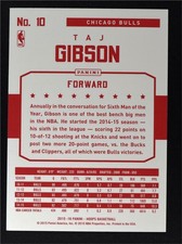 2015-16 Hoops Red Backs #10 Taj Gibson - NM-MT
