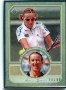 2020 Topps Transcendent Tennis Hall of Fame NATASHA ZVEREVA Framed Icons 48 #/50
