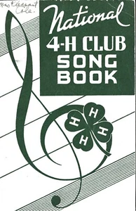 Kid's Clubs, 1935 book "National 4-H Song Book" WU-D12-002 - Picture 1 of 3