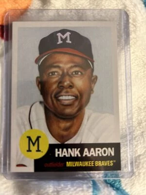 2018 Topps MLB The Living Set #46 Hank Aaron Milwaukee Braves - Image 1 of 2