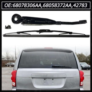 Rear Wiper Arm & Blade For 2008-2016 DODGE GRAND CARAVAN CHRYSLER TOWN & COUNTRY - Picture 1 of 15