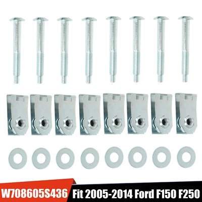 For 2005-2014 Ford F150 924-312 Truck Bed Mounting Hardware 8Bolt Set Kit Pickup Foto 1 de 4