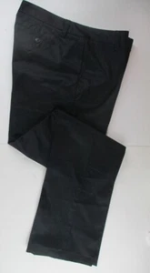 LANDS END Black School Uniform Plain Chino Pants Womens 6 INSEAM 27" NEW - Picture 1 of 7
