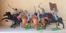 BRITAINS DEETAIL cavalleria Stati confederati Confederate cavalry, vintage 1971