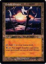 Unholy Grotto NM MTG Onslaught Magic