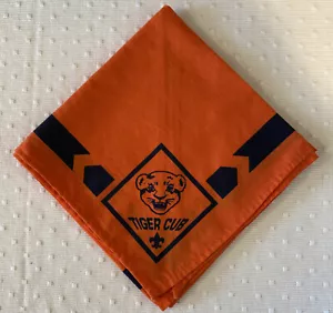 BSA Original Naranja TIGRE CUB SCOUT PAÑUELO Naranja Azul Algodón Boy Scouts - Imagen 1 de 6