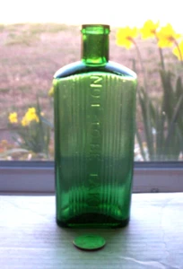 SPLENDIDO GRANDE VELENO VERDE IN RILIEVO, DA NON PRENDERE, BASE, 8 OZ - Foto 1 di 1