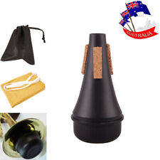 Lightweight Trumpet Practice Mute Silencer Musical +Cleaning Cloth + Bag Plastic
