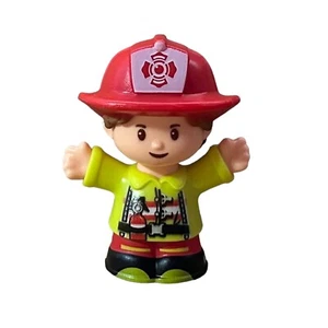 Fisher Price Little People Figure Firefighter Mom Lady Helmet Fire Station #358 - Picture 1 of 3