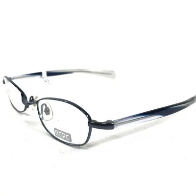 BCPC BP-151 COL.27 Eyeglasses Frames Clear Blue Round Oval Wire Rim 51-18-140 - Image 1 of 4