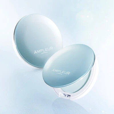 AMPLEUR Face Powder COOL SPF50 Pressed UV Face Compact Sunscreen Pore Blurring - Image 1 of 4