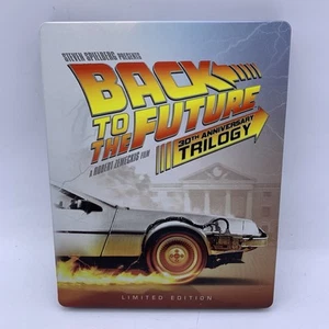 Back To The Future 30th Anniversary Trilogy Blu-Ray 4 Disc Steelbook Limited Ed. - Picture 1 of 5