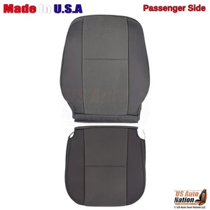 2007 - 2011 For Toyota FJ Cruiser Front Passenger Bottom & Top Cloth Cover Black - Picture 1 of 5