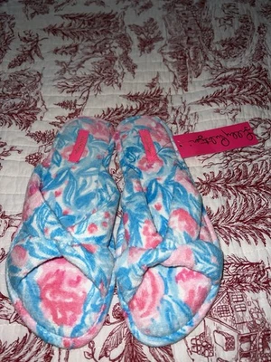 Zapatillas Lilly Pulitzer Bondi Azul MI PEQUEÑA PEONÍA GWP NUEVAS CON ETIQUETAS Foto 1 de 4
