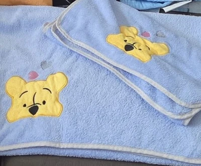 Новый синий Винни-Пух-2 изделия полотенце комплект -54 «X 28» и 26» X 12»💙💙💙💙💙 - Изображение 1 из 4
