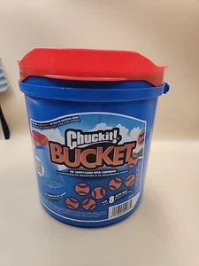 Chuckit Ultra Ball Hundespielzeug, Med Balls (2,5") 8 Stück mit Reinigungseimer robust NEU - Bild 1 von 1