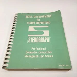 Seltener Vintage 1978 KOMPETENZENTWICKLUNG für GERICHTSBERICHTERSTATTUNG STENOGRAPH.. Textserie 620 - Bild 1 von 24