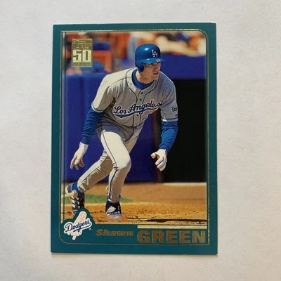 2001 Topps Baseball #20 Shawn Green Los Angeles Dodgers - Image 1 of 2